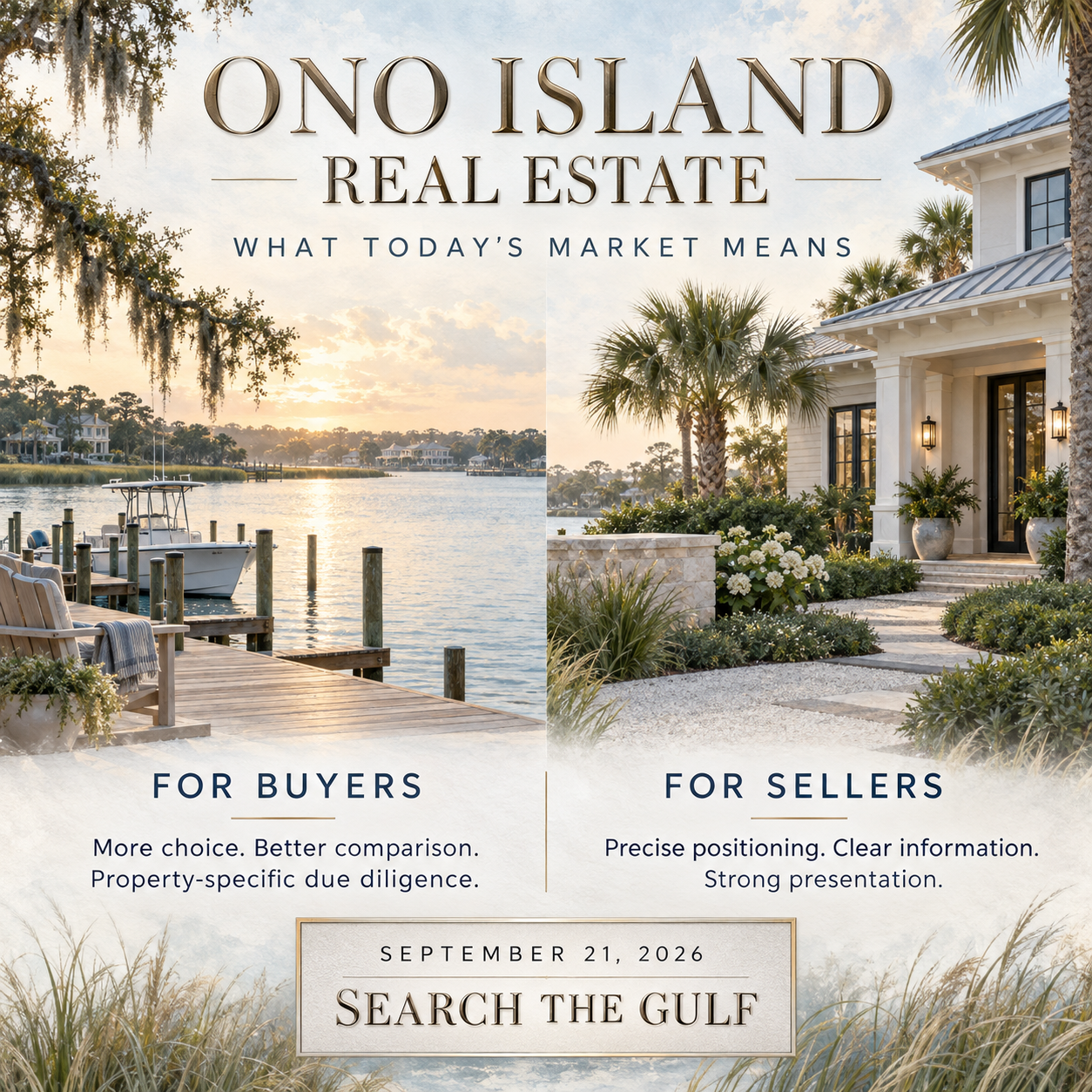 Ono Island Real Estate September 21 2026